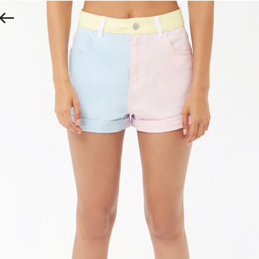 Forever 21 ColorBlock Shorts